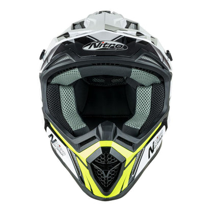 Nitro MX760 White/Grey/Fluro Green