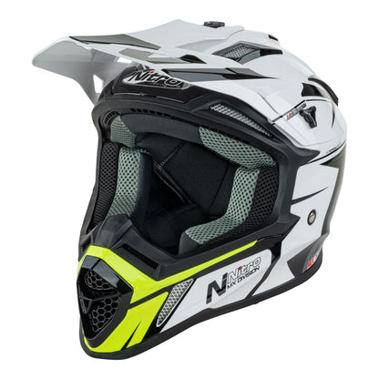 Nitro MX760 White/Grey/Fluro Green