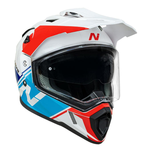 Nitro MX780 Adventure Gloss White/Light Blue/Red/Blue