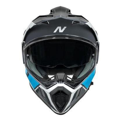 Nitro MX780 Adventure Gloss Grey/Light Blue/Red/White