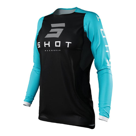 Shot Contact Shelly Women's Jersey Turquoise