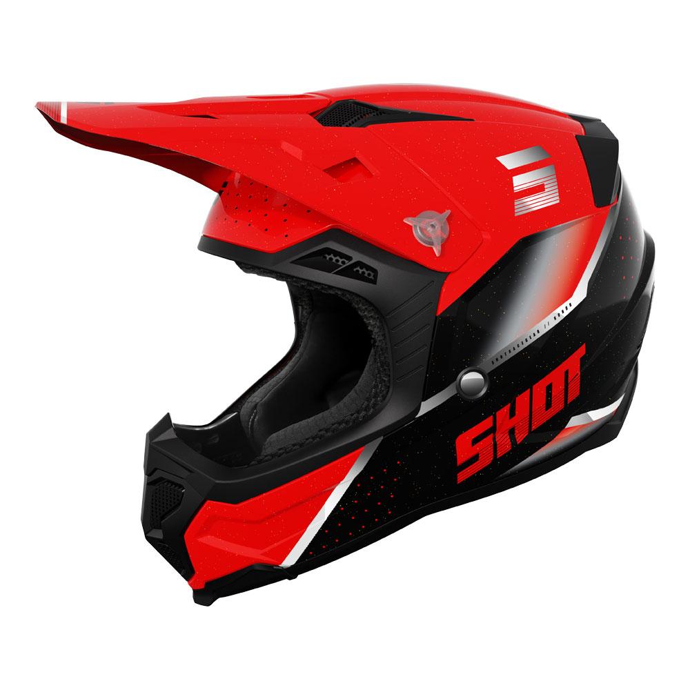 Shot Core Helmet Honor Red Pearly