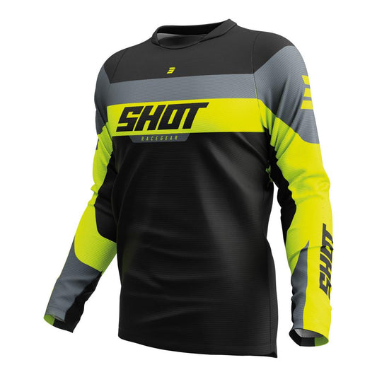 Shot Devo League Jersey Neon Yellow