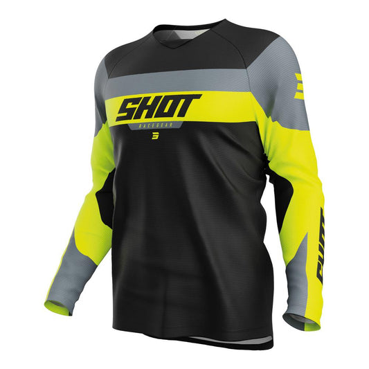 Shot Draw Kid League Jersey Neon Yellow