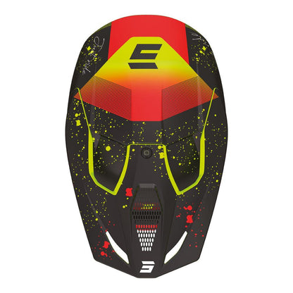 Shot Furious Kid Helmet Matrix Red Glossy