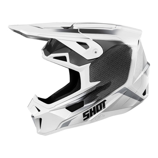 Shot Lite Challenger Helmet Black/White Pearly