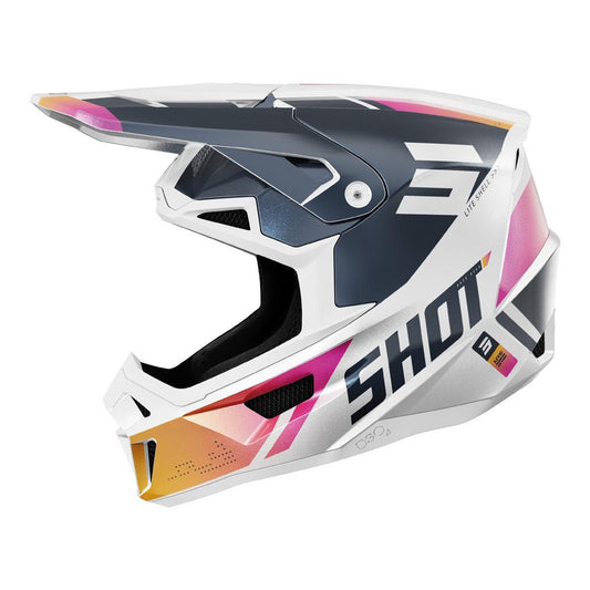 Shot Lite Ultra Helmet Orange/Pink Pearly