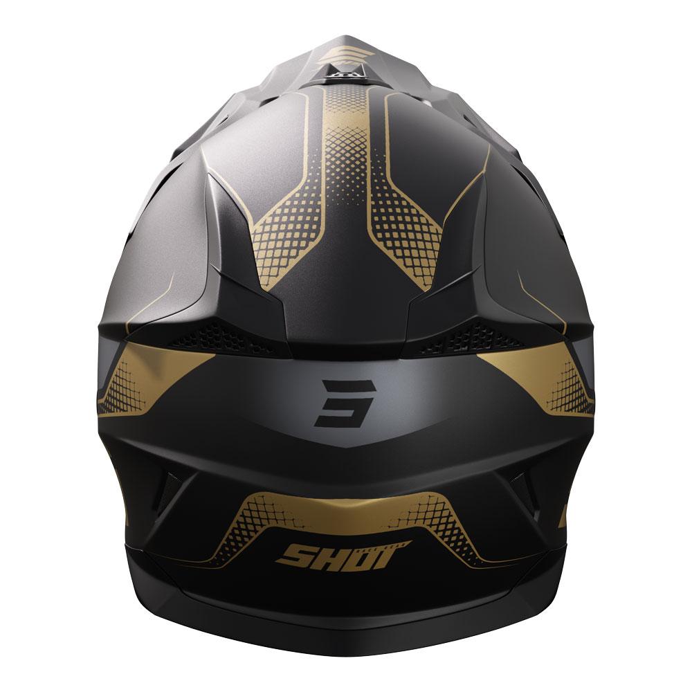 Shot Pulse Helmet Edge Matt Black/Gold