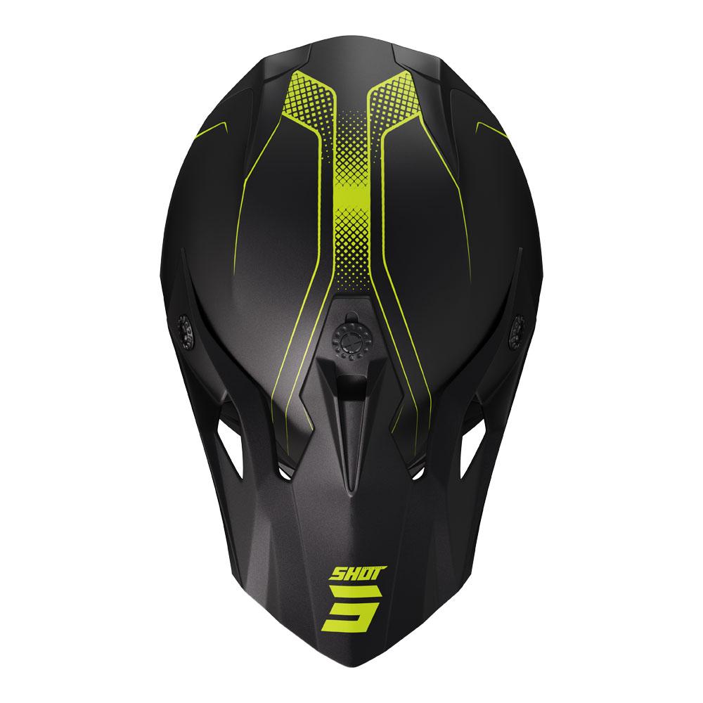 Shot Pulse Helmet Edge Matt Black/Neon Yellow