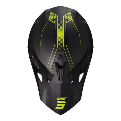 Shot Pulse Helmet Edge Matt Black/Neon Yellow