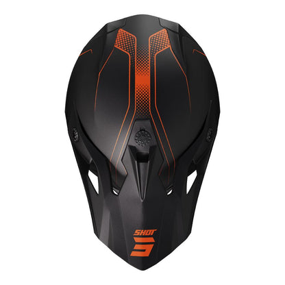 Shot Pulse Helmet Edge Matt Black/Orange