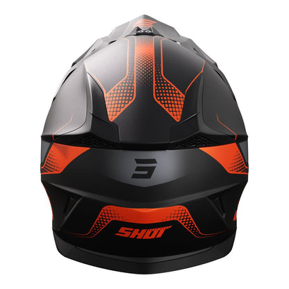 Shot Pulse Helmet Edge Matt Black/Orange