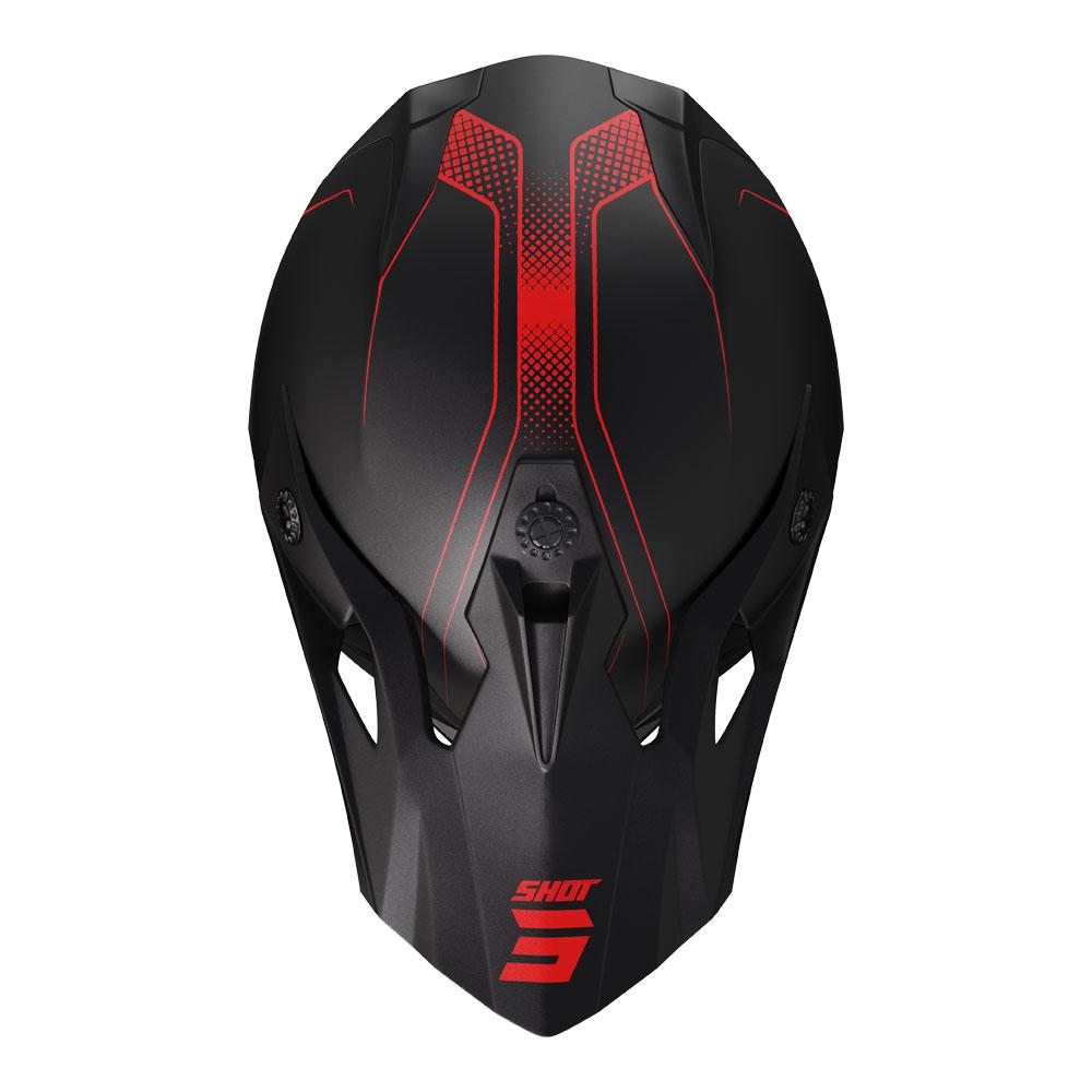 Shot Pulse Helmet Edge Matt Black/Red