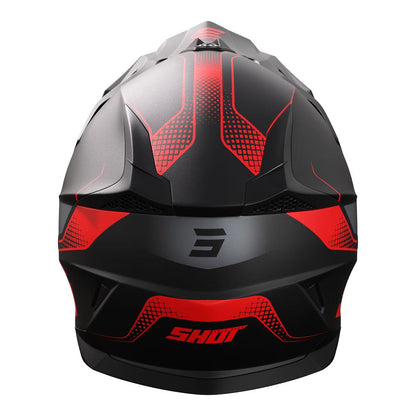 Shot Pulse Helmet Edge Matt Black/Red