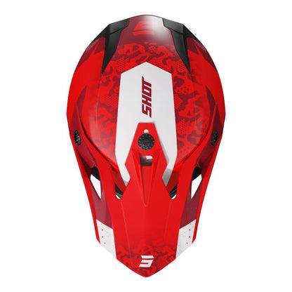 Shot Pulse Kid Helmet Airfit Red Glossy