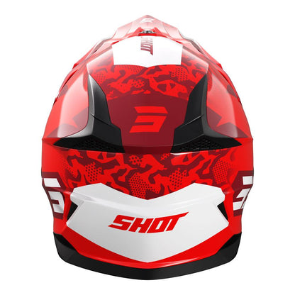 Shot Pulse Kid Helmet Airfit Red Glossy