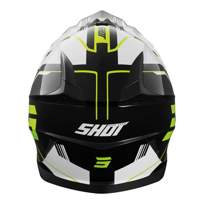 Shot Pulse Lines Helmet Black/Neon Yellow Glossy