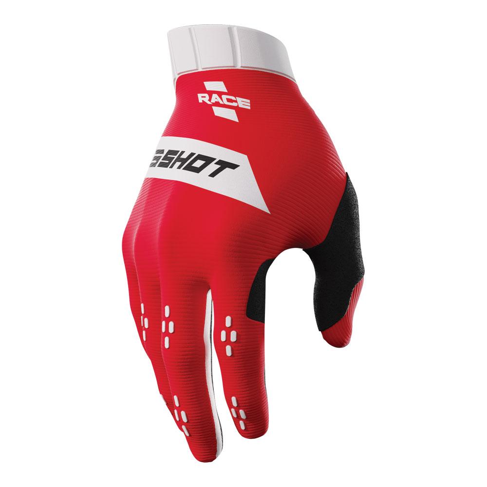 Shot Race Gloves Red