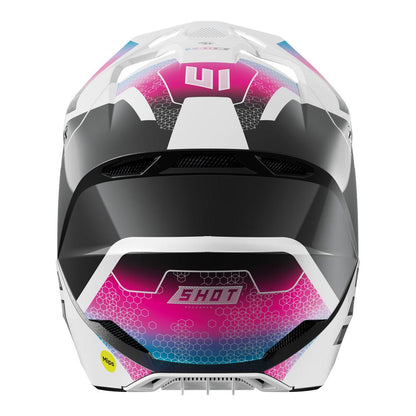 Shot Race Phaser Helmet Black/Blue/Pink Pearly