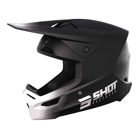 Shot Race Raw Helmet Black Matt MIPS