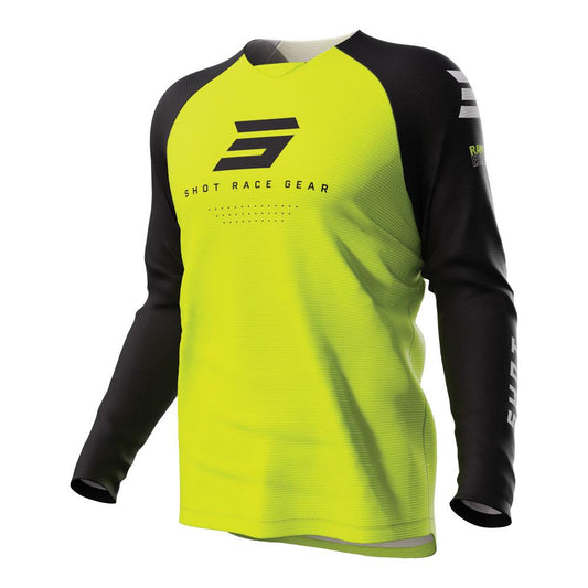 Shot Raw Kid Escape Jersey Neon Yellow