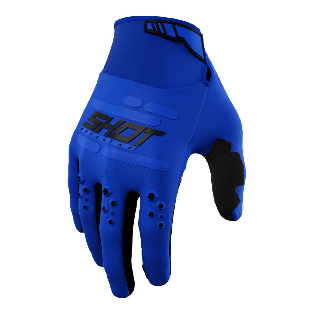 Shot Vision Gloves Blue