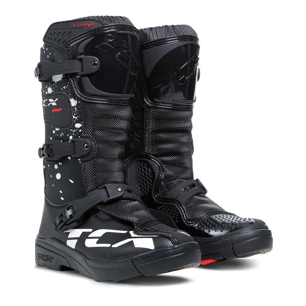 TCX Comp Kid Boots Black/White