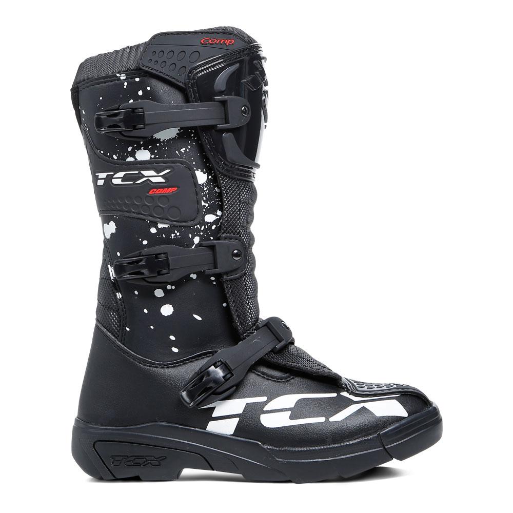 TCX Comp Kid Boots Black/White